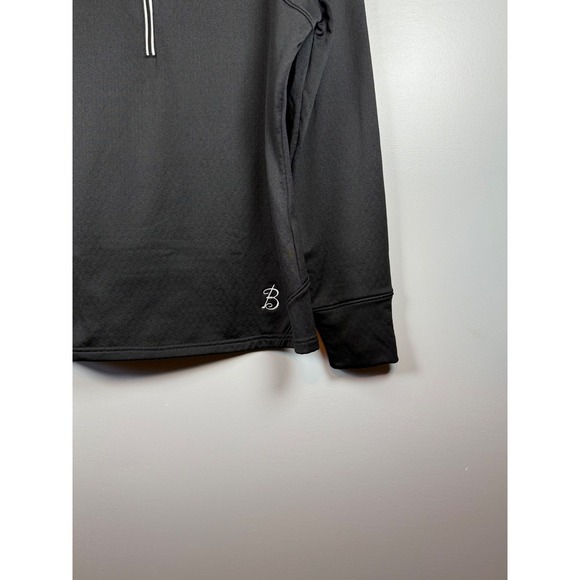 FootJoy X Barstool Sports Women's 1/4 Zip Pullover Performance, Black, Size M - Picture 7 of 9